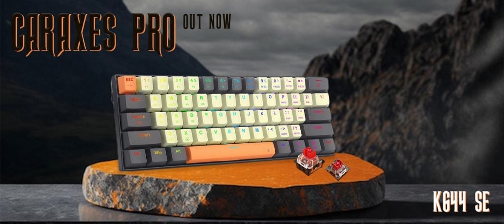 Redragon launches new Caraxes Pro K644 SE 65% Wireless RGB Gaming Mechanical Keyboard