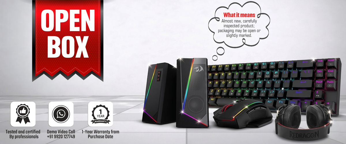 Buy Unboxed Gaming Accessories | Certified Refurbished Gaming Products