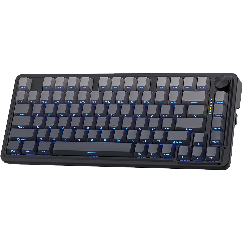 Ucal Pro K673 Pro - 75% Wired + 2.4Ghz + BT Mechanical Keyboard (Concrete Jungle)