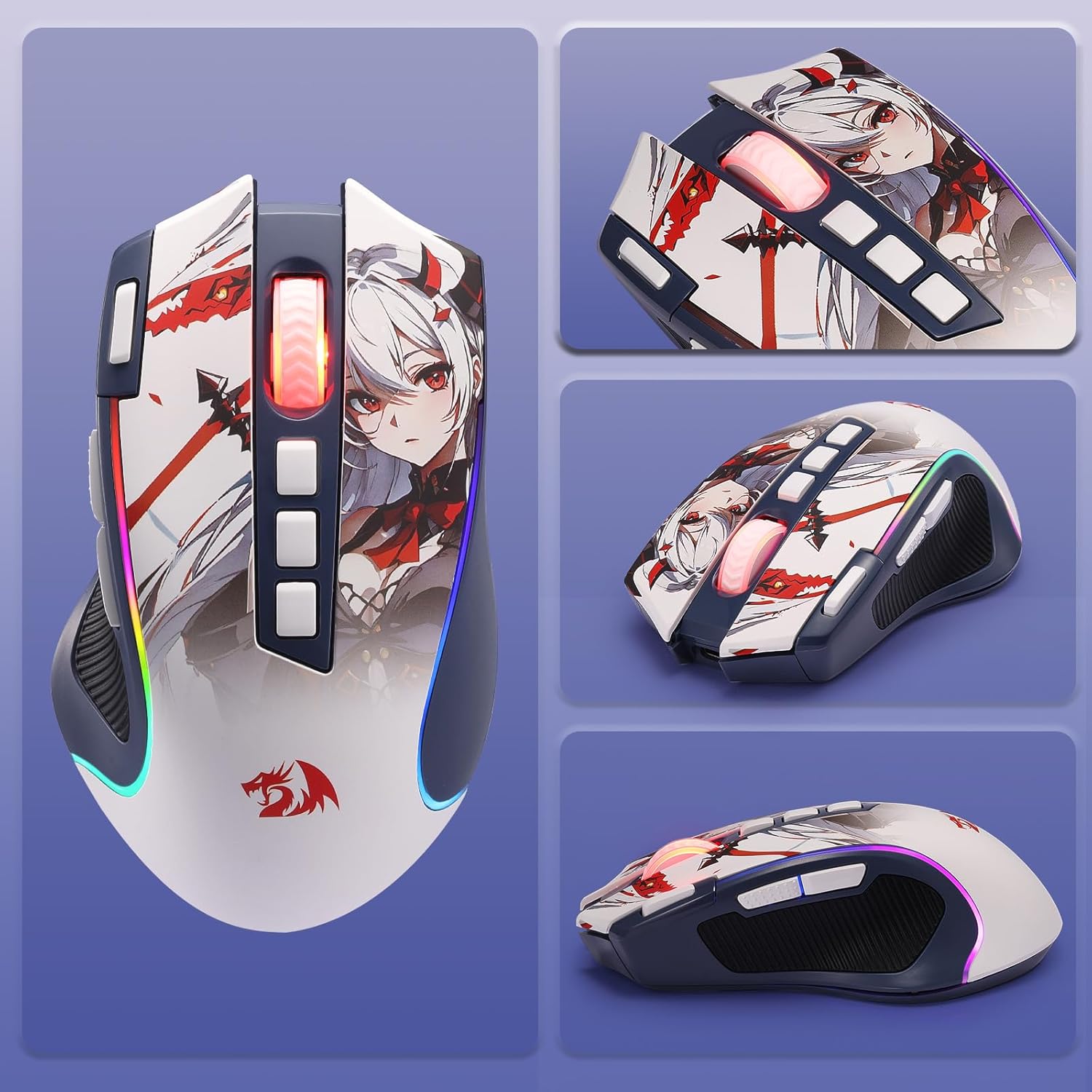 Predator Pro M612 Pro - RGB Wireless Mouse (Anime)