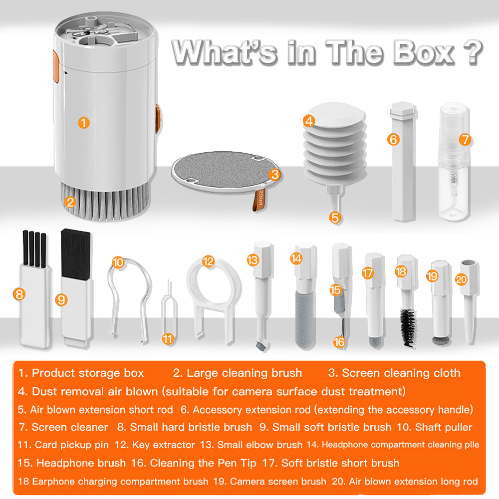 CLAW Q20 - 20-in-1 Cleaning Kit