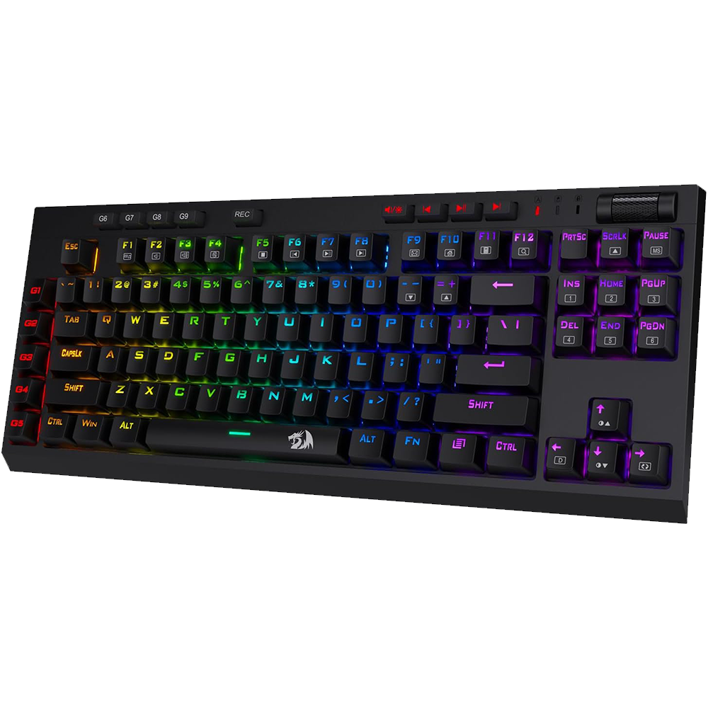 Vishnu K596 PRO - Bluetooth+2.4Ghz+Wired Mechanical Keyboard (Red Switch)