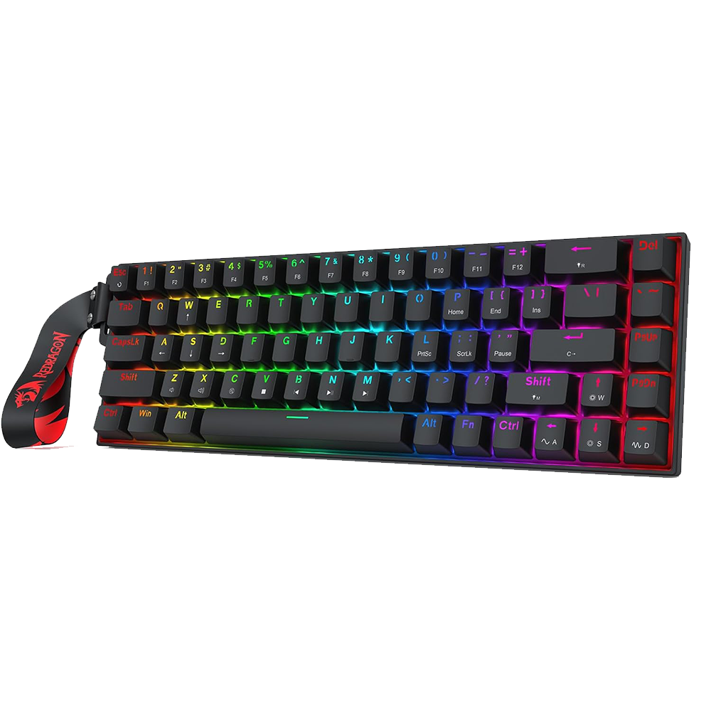 Castor K631 - 68 Keys Wired Mechanical Keyboard with Strap (Magnetic Switch)