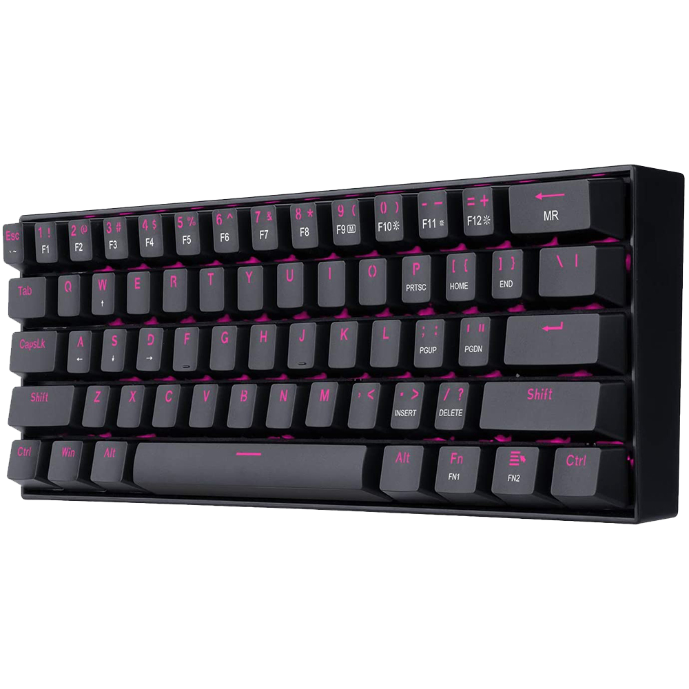 DRAGON BORN K630 - 60% Wired Mechanical Keyboard Pink LED (Brown Switch)