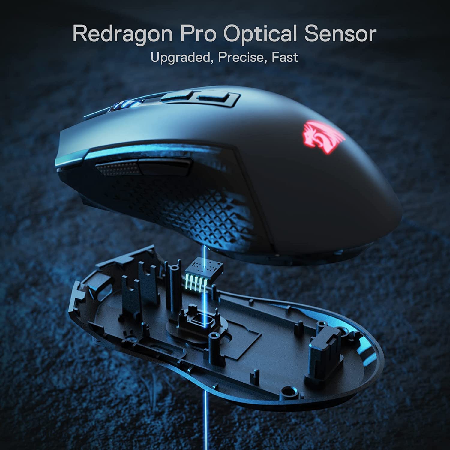 Refurbished Trident Pro M693 RGB Wired, Wireless and Bluetooth Mouse