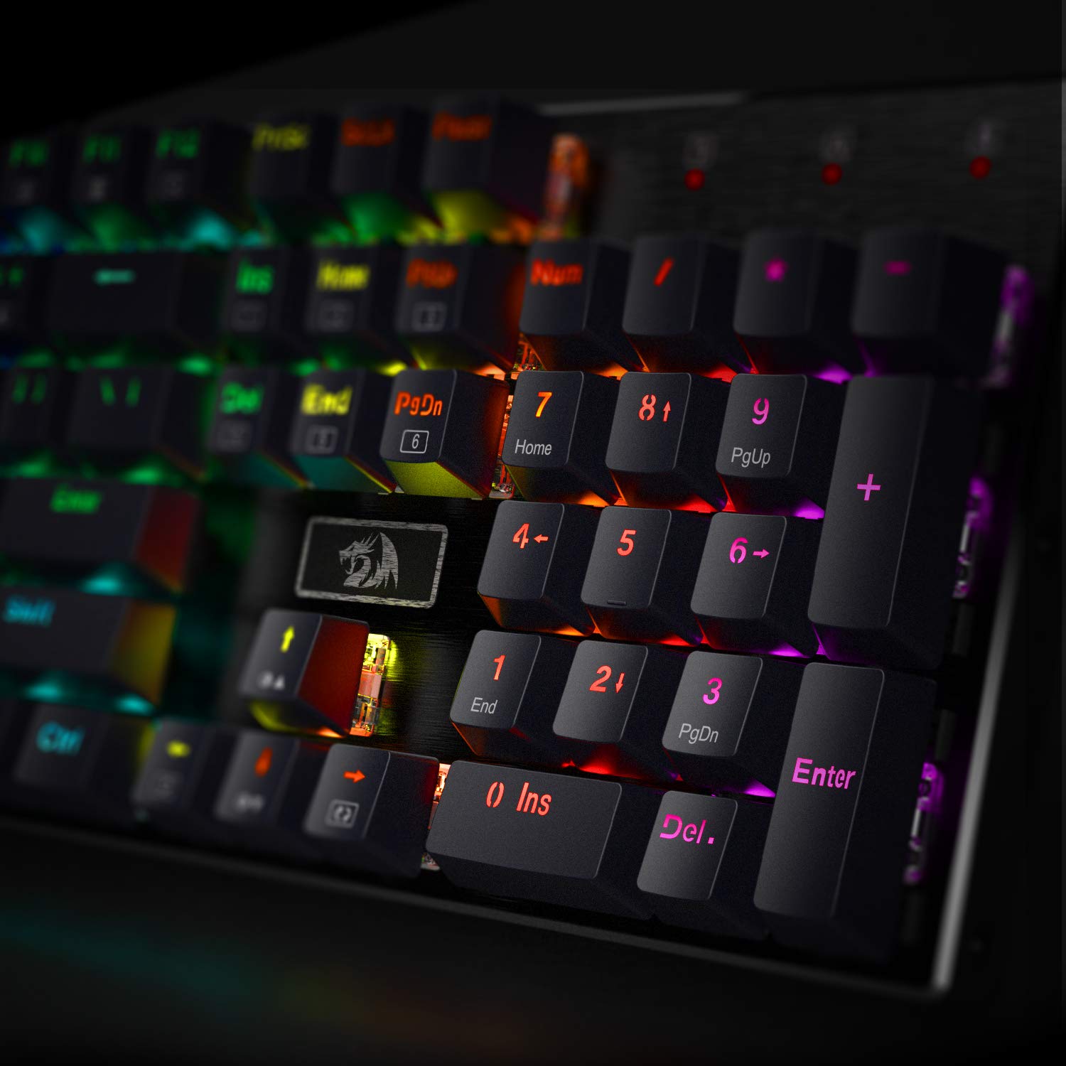 Devarajas K556 - 104 Keys Wired Mechanical Keyboard (Brown Switch)