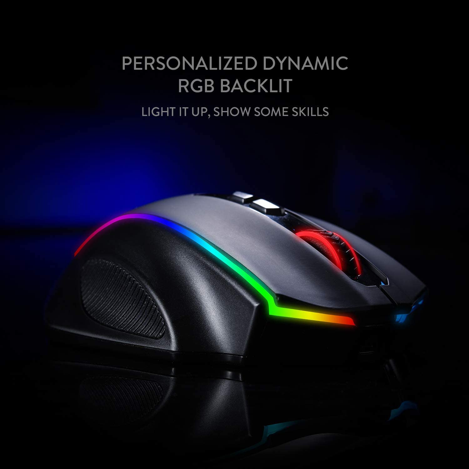 Refurbished Vampire Elite M686 RGB Wired and Wireless Mouse