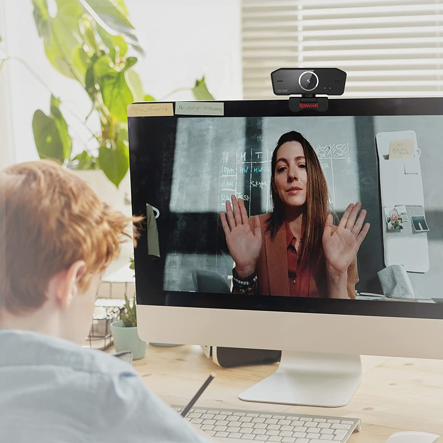 HITMAN GW800 1080P Webcam with Built-in Dual Microphone