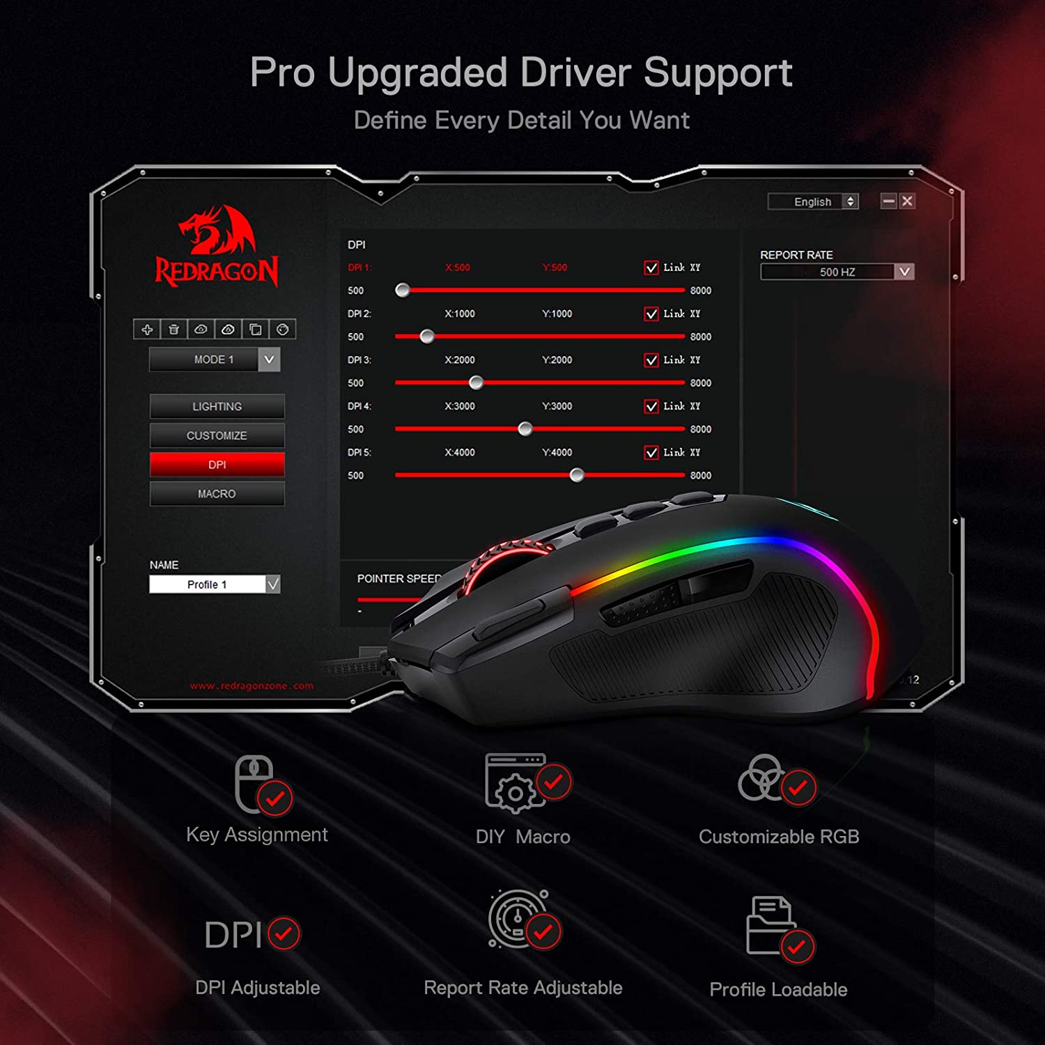 PREDATOR M612 RGB Wired Mouse