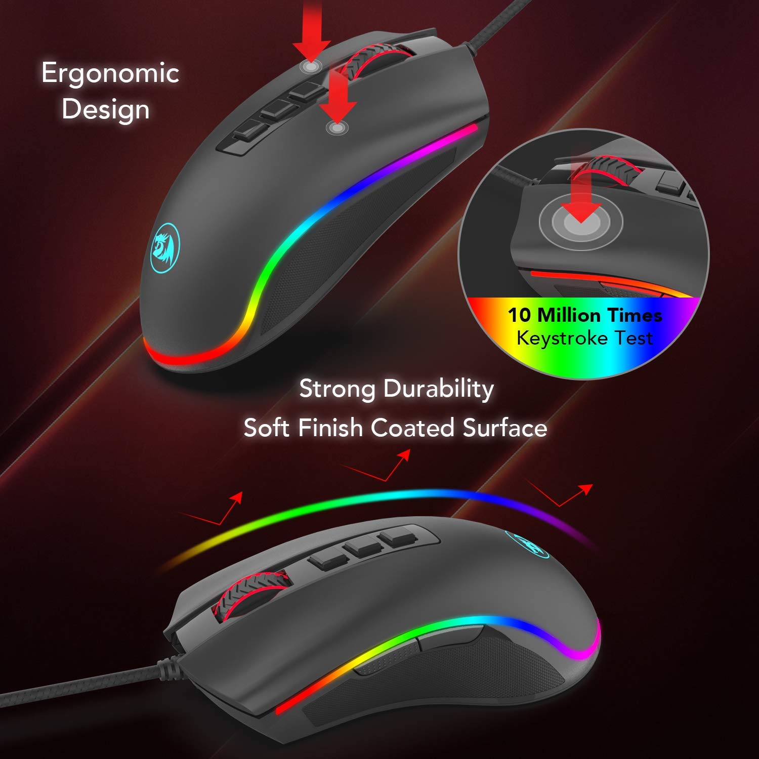 Cobra M711- Ergonomic Design