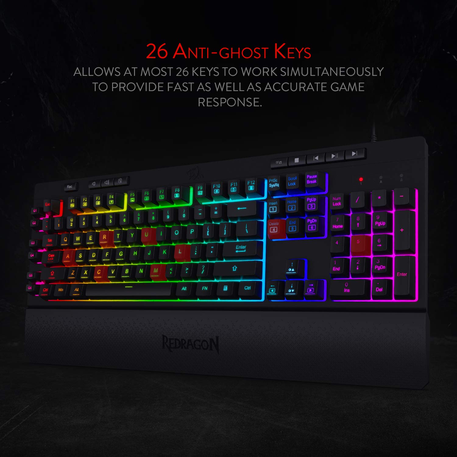 Shiva K512- 26 Anti Ghost Keys