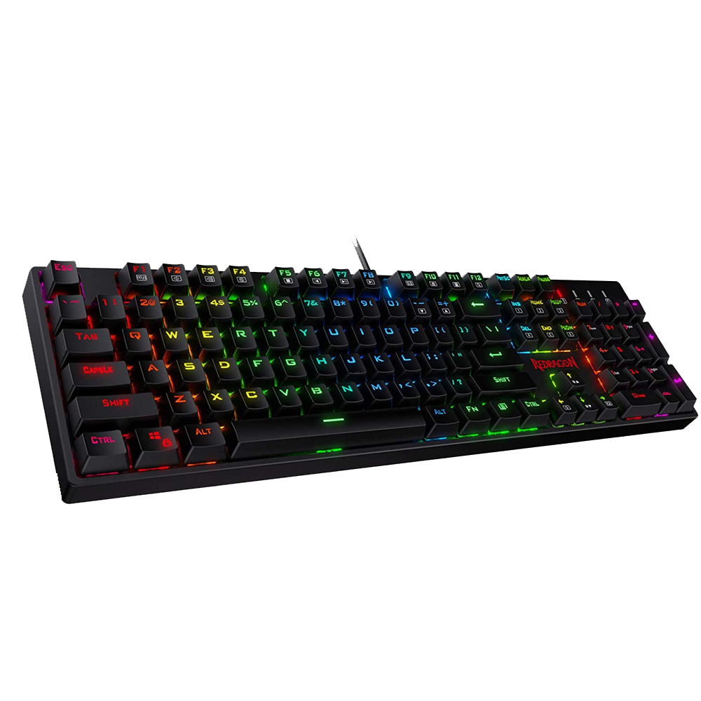 Refurbished SURARA K582 - 104 KEYS WIRED MECHANICAL KEYBOARD RGB (RED SWITCH)