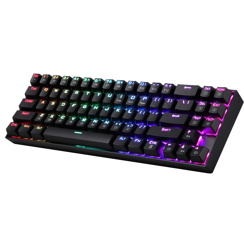 Refurbished DEIMOS K599 - TKL 2.4G+Wired RGB Mechanical Keyboard (Red Switch)
