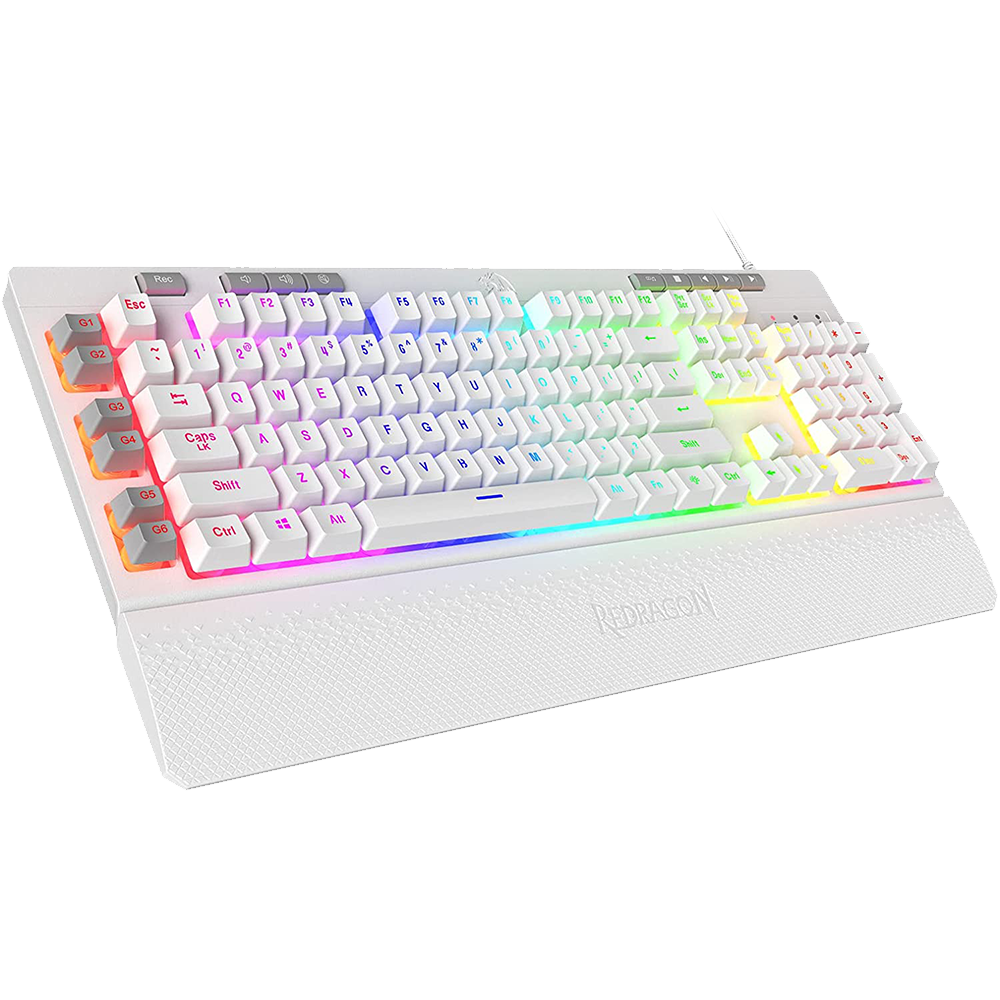 Shiva K512- Wired Membrane Keyboard RGB White