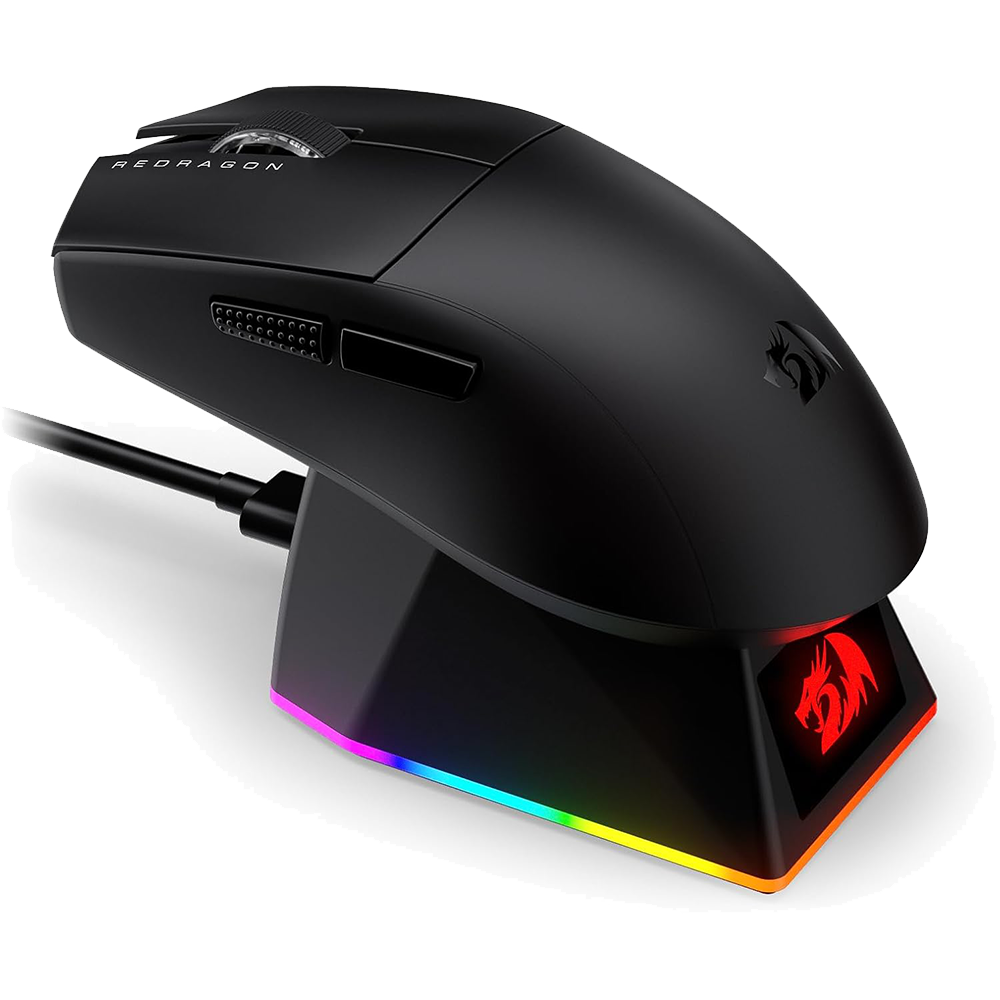 King Ultra M999 - Wired, Wireless and Bluetooth Mouse with Magnetic Charging Dock