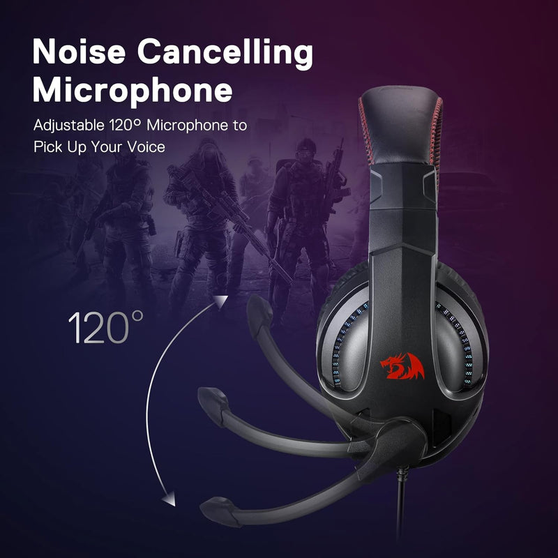 Cronus H211 - Wired Gaming Headset with Stereo Surround Sound