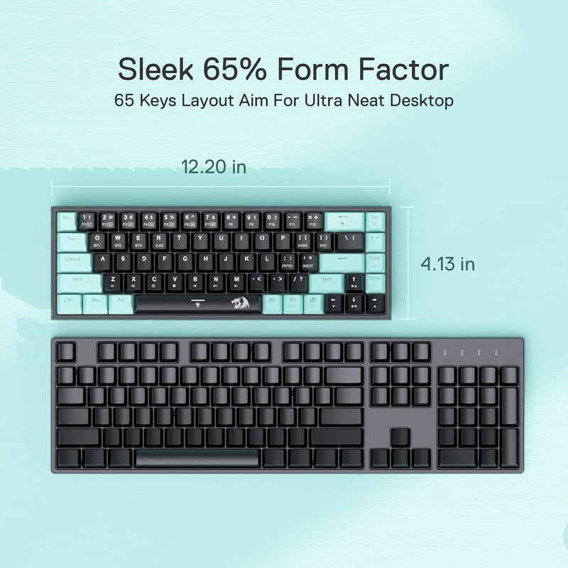 Castro K631 SE - 65% Bluetooth + 2.4Ghz + Wired Mechanical Keyboard (Custom Switch)