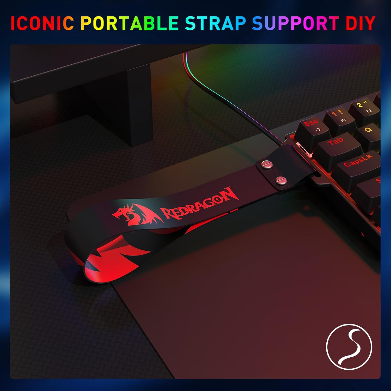 Castor K631 - 68 Keys Wired Mechanical Keyboard with Strap (Magnetic Switch)