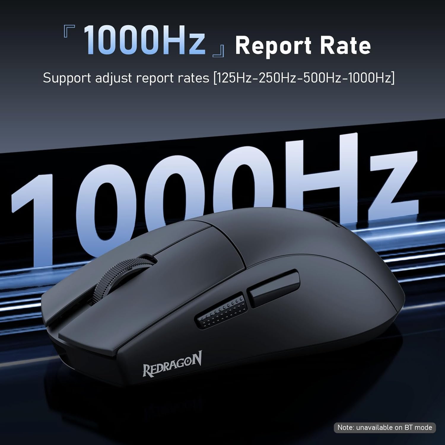 King Ultra M999 - Wired, Wireless and Bluetooth Mouse with Magnetic Charging Dock