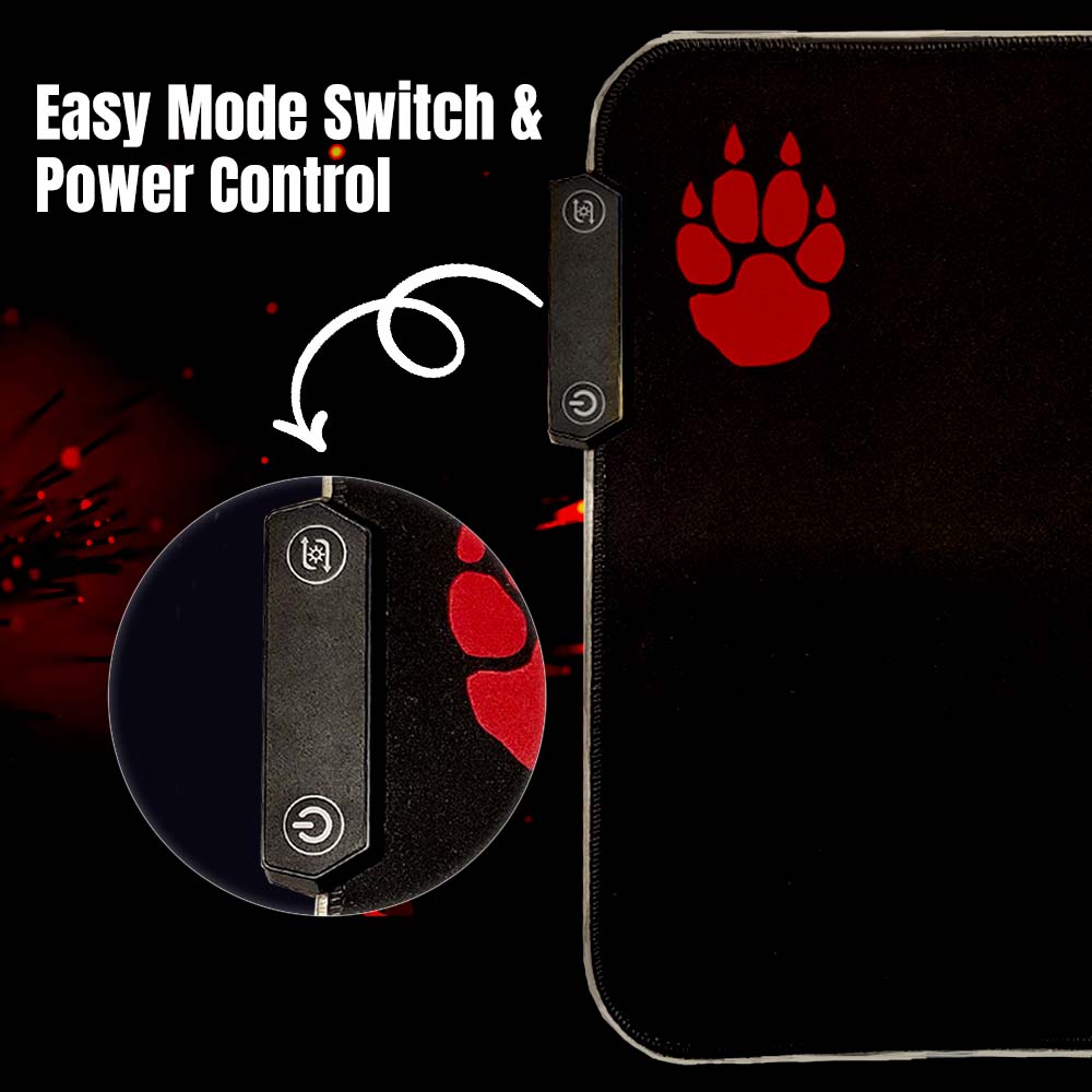 Claw Slide XXL - RGB Mouse Pad