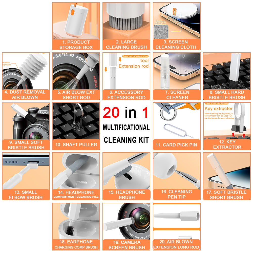 CLAW Q20 - 20-in-1 Cleaning Kit