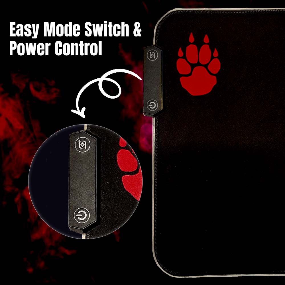 Claw Slide Large - RGB Mouse Pad