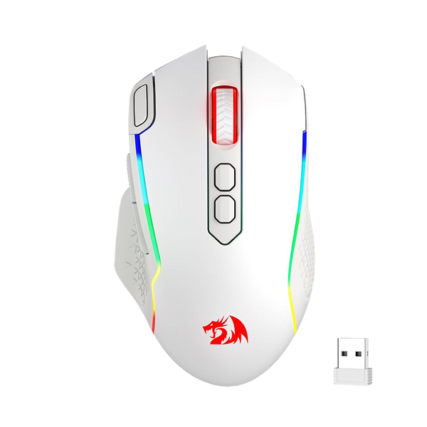 Taipan Pro M810 PRO RGB Wired And Wireless Mouse (White)