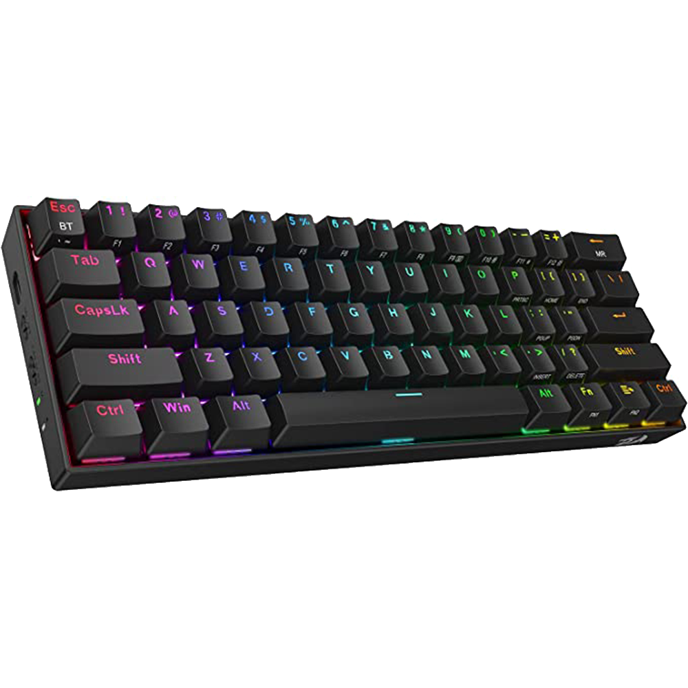 Draconic Pro K530 PRO - 60% Bluetooth+24.Ghz+Wired Mechanical Keyboard (Red Switch)