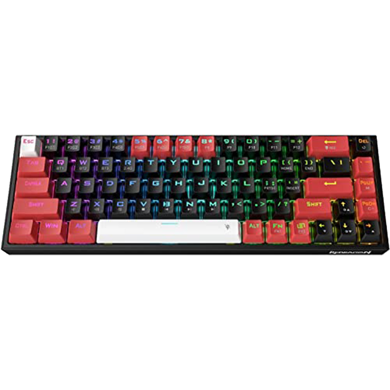 (Refurbished) CASTOR K631 PRO - 65% Bluetooth + 2.4Ghz Wireless + Wired RGB Mechanical Keyboard (Red Switch)