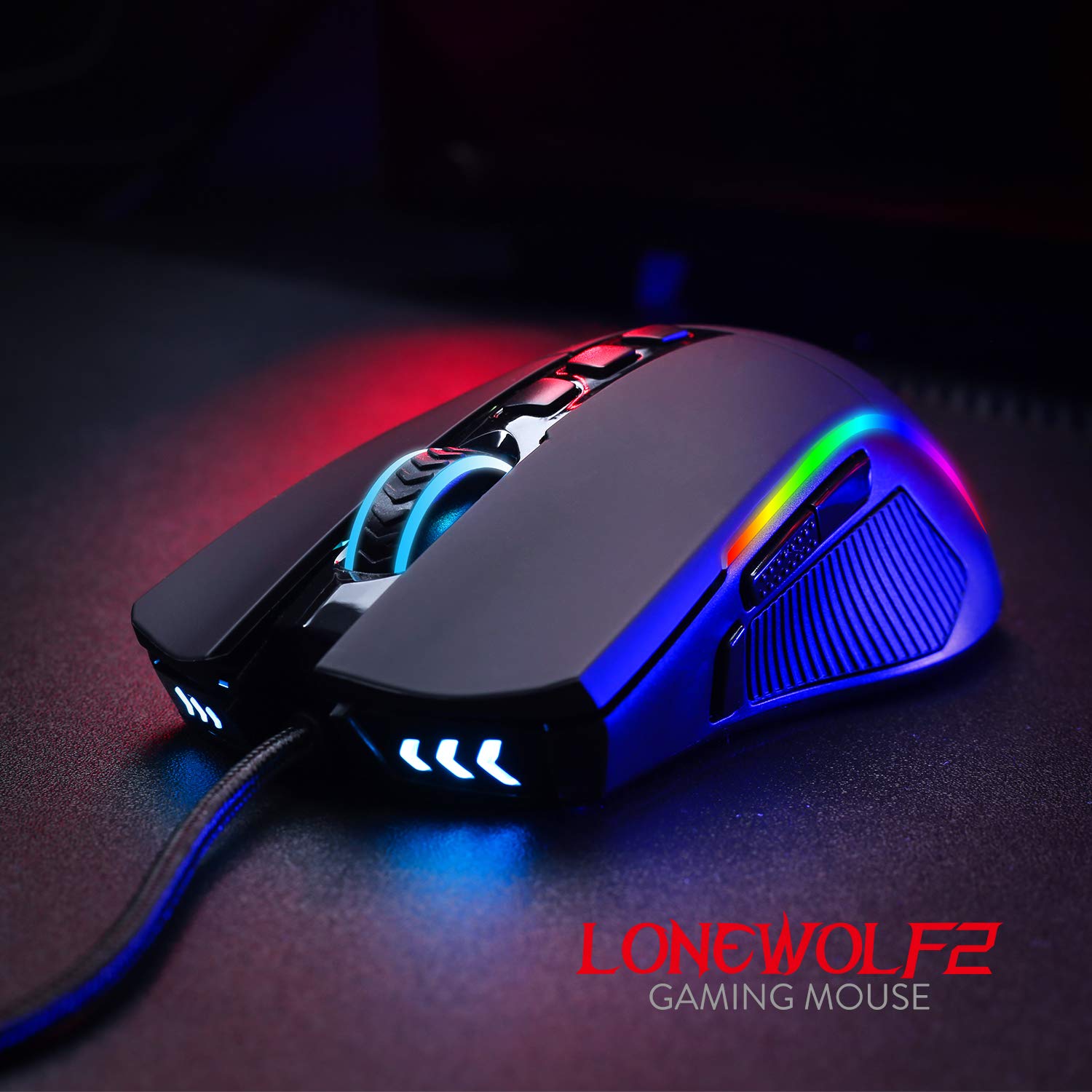 Lone Wolf 2 ‎M721-PRO RGB Wired Mouse