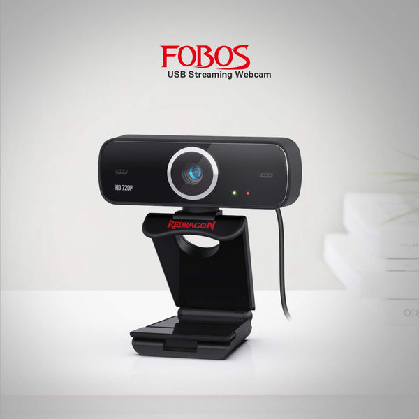 (Refurbished) FOBOS GW600 720P Webcam with Built-in Dual Microphone