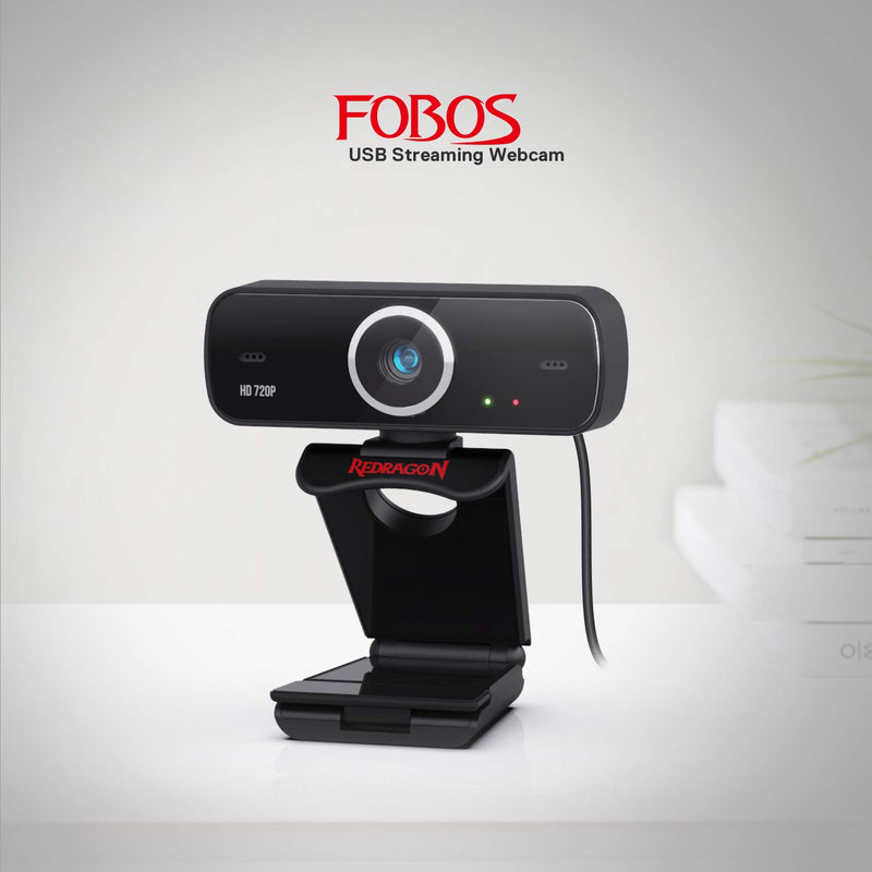 (Refurbished) FOBOS GW600 720P Webcam with Built-in Dual Microphone