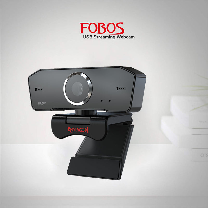 Refurbished - FOBOS GW600 720P Webcam with Built-in Dual Microphone