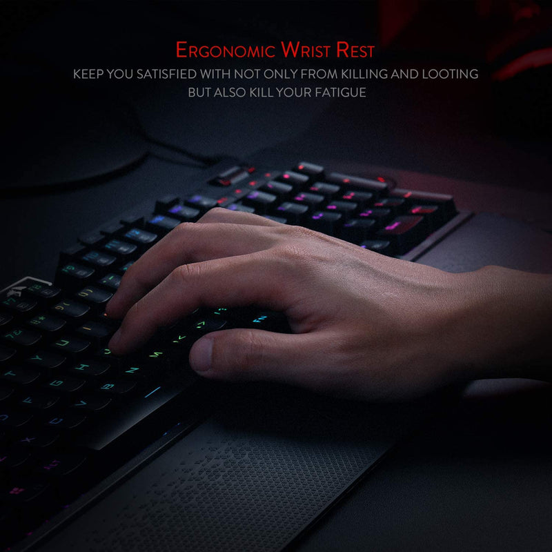 (Refurbished) BRAHMA K586 RGB Mechanical Keyboard (Red Switch)