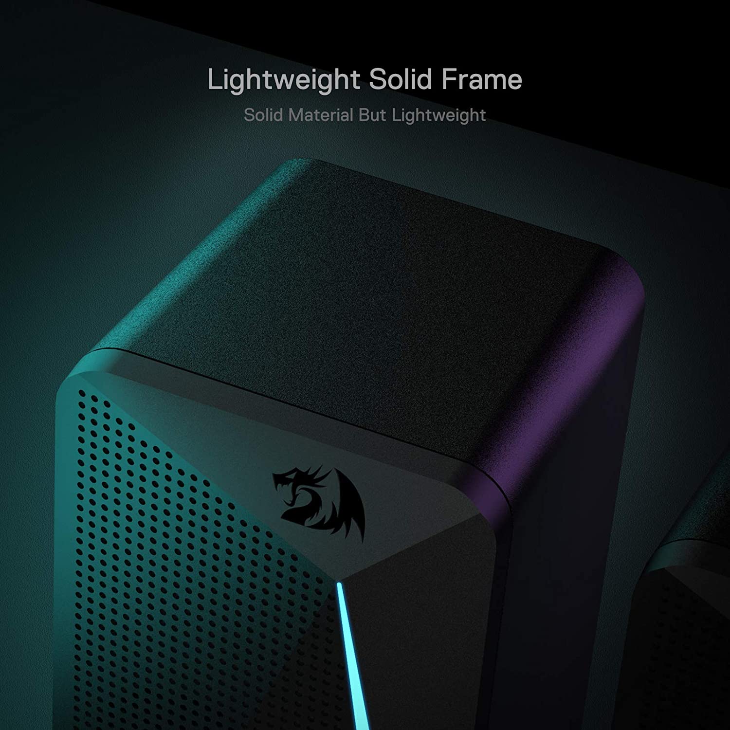 WALTZ GS510- RGB 2.0 Channel Gaming Wired Desktop Speakers