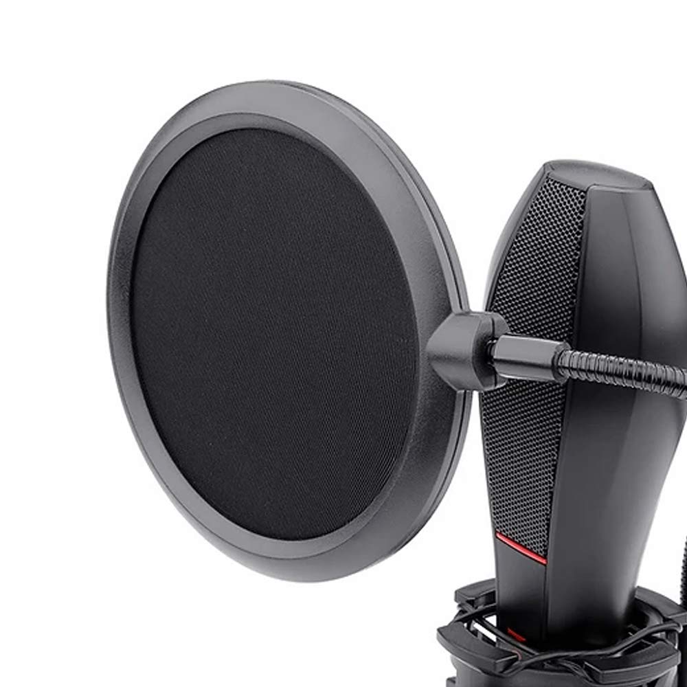 Quasar GM200 Omnidirectional USB Condenser Microphone with Tripod & Pop Filter