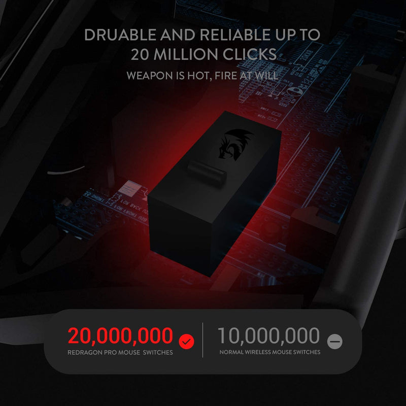 Vampire Elite M686 RGB Wired and Wireless Mouse