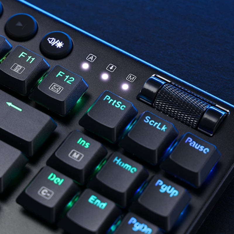 Horus K621 PRO Tkl Wired+2.4G+BT Mechanical Keyboard Black (Red Switch)