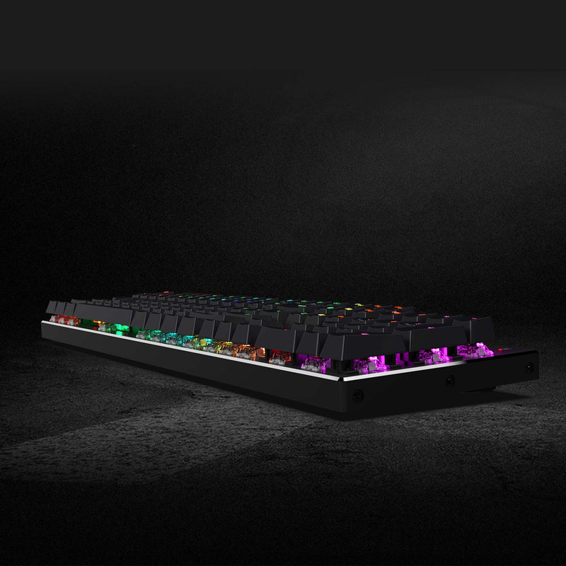 Devarajas K556 - 104 Keys Wired Mechanical Keyboard (Brown Switch)