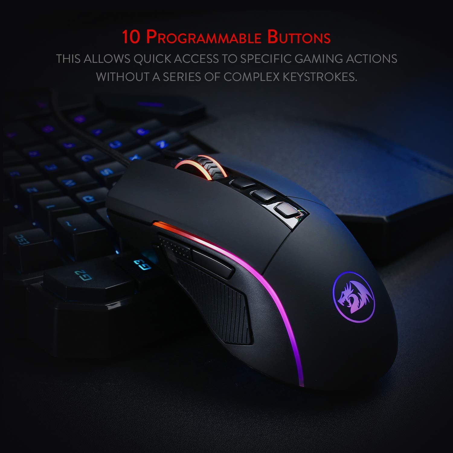 Lone Wolf 2 ‎M721-PRO RGB Wired Mouse