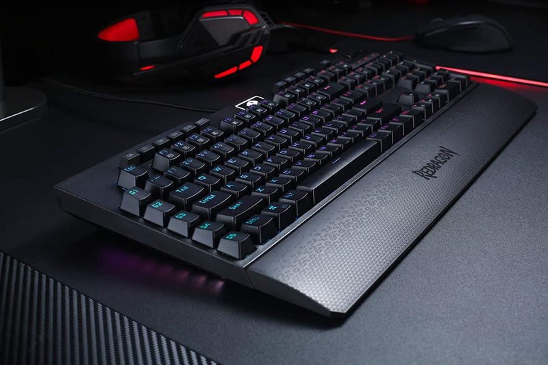(Refurbished) BRAHMA K586 RGB Mechanical Keyboard (Red Switch)