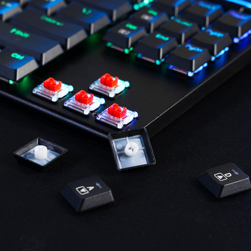 (Refurbished) HORUS K621 TKL Wired+2.4G+BT MECHANICAL KEYBOARD (RED SWITCH)