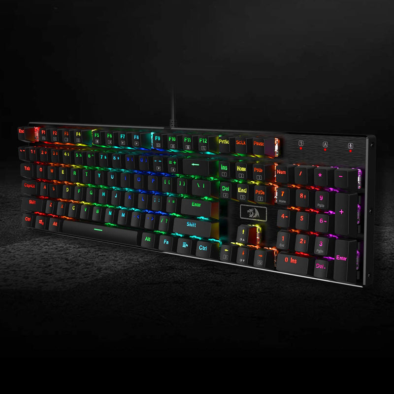 Devarajas K556 - 104 Keys Wired Mechanical Keyboard (Brown Switch)