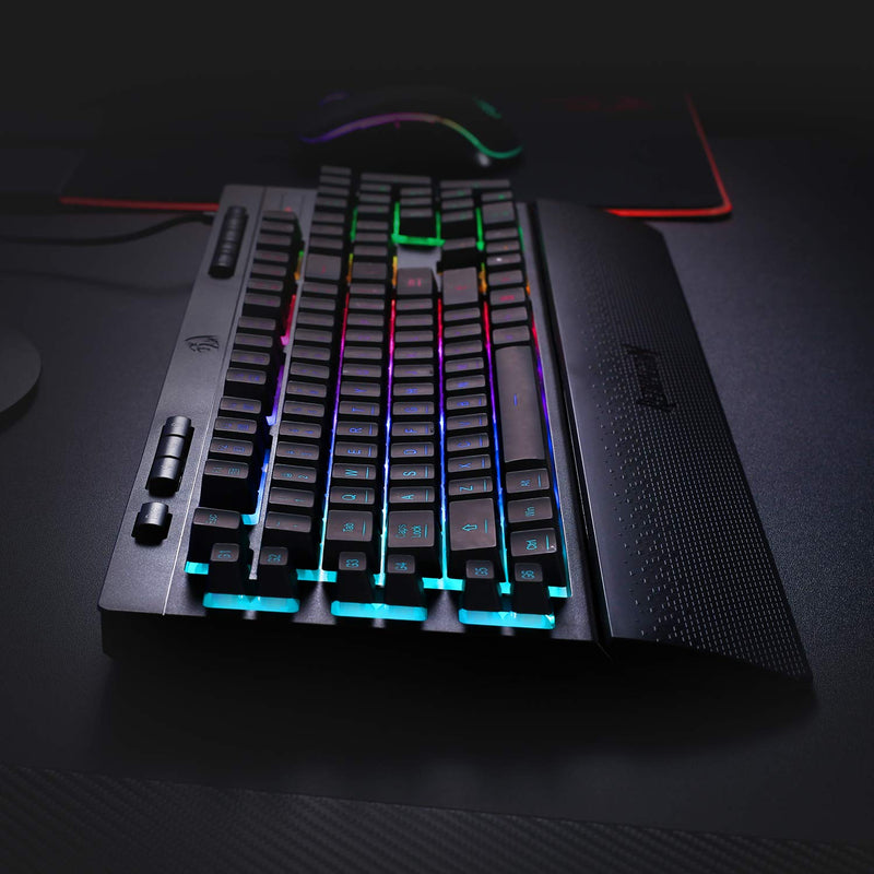 (REFURBISHED) SHIVA K512- WIRED MEMBRANE KEYBOARD RGB BLACK