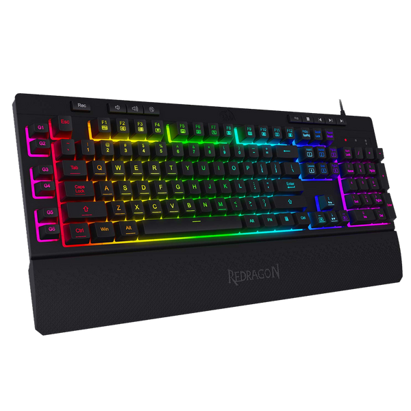 SHIVA K512- WIRED MEMBRANE KEYBOARD RGB BLACK