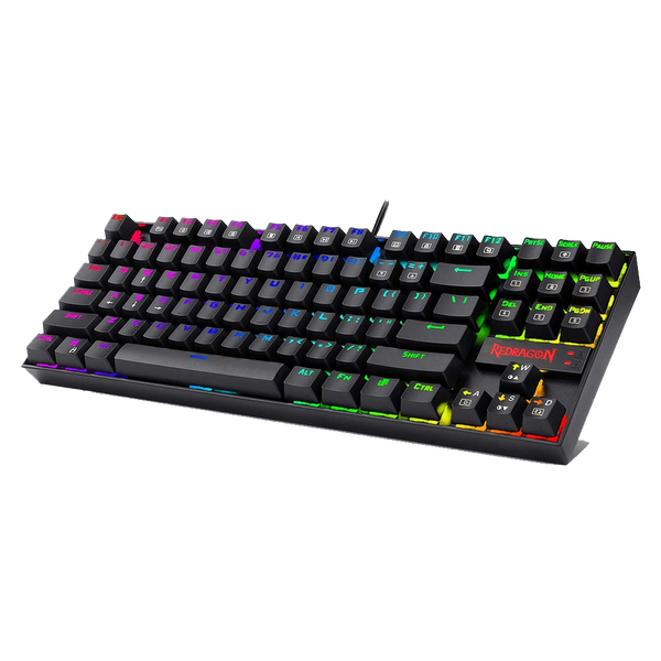 KUMARA K552 - TKL WIRED MECHNICAL KEYBAORD RGB BLACK (Blue Switch)