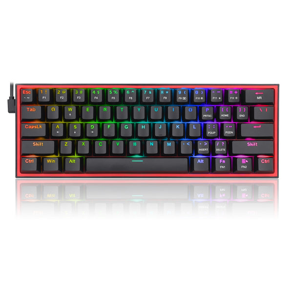 (Refurbished) FIZZ K617 BLACK MECHANICAL KEYBOARD (RED SWITCHES) ﻿﻿