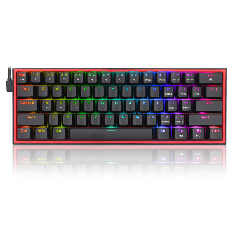 (Refurbished) FIZZ K617 BLACK MECHANICAL KEYBOARD (RED SWITCHES) ﻿﻿