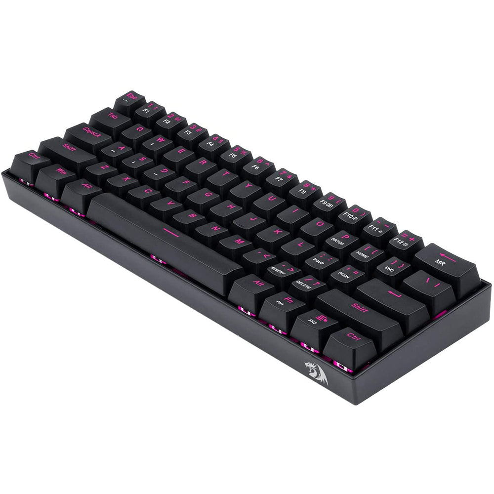 DRAGON BORN K630 - 60% Wired Mechanical Keyboard Pink LED (Brown Switch)