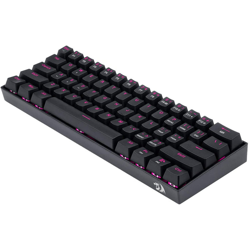 DRAGON BORN K630 - 60% Wired Mechanical Keyboard Pink LED (Brown Switch)